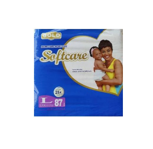 Softcare Classic Gold (Jumbo Large, L87 Pcs) x 3